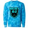 Unisex Midweight Tie-Dyed Crewneck Sweatshirt Thumbnail