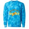 Unisex Midweight Tie-Dyed Crewneck Sweatshirt Thumbnail