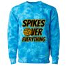 Unisex Midweight Tie-Dyed Crewneck Sweatshirt Thumbnail