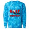 Unisex Midweight Tie-Dyed Crewneck Sweatshirt Thumbnail