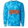 Unisex Midweight Tie-Dyed Crewneck Sweatshirt Thumbnail