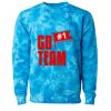 Unisex Midweight Tie-Dyed Crewneck Sweatshirt Thumbnail
