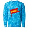 Unisex Midweight Tie-Dyed Crewneck Sweatshirt Thumbnail